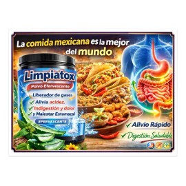 Limpiatox Antigas Polvo Efervescente Con Sábila 350g