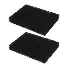 LT Easiyl Pack of 2 Sponge Filters Compatible with SOG Carbon Filter Exhaust System 128 × 99 × 22 mm for Replacing All Car Door Variants Black