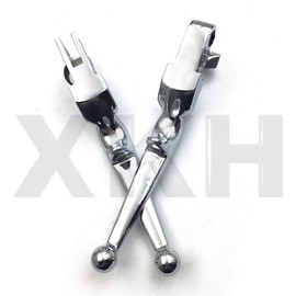 SMT-Chrome Brake Clutch Lever Compatible With Harley Custom Flhr Road King Ultra And Touring [B00RUE6CLU]