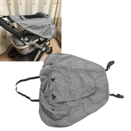 Stroller Sunshade Cover, Universal Stroller Sun Shade, Awning Summer Anti UV, Parasol Baby Carriage,Visor Cover Sun (Gray)