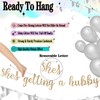 Pre-Strung Pop the Bubbly She's Getting a Hubby Banner,Funny Bachelorette