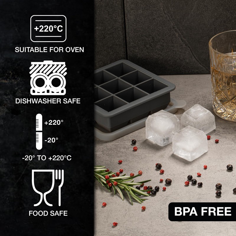 Moritz & Moritz 2 x 9 Square Ice Cube Tray