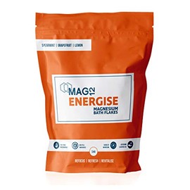 MAG12 Energise Magnesium Bath Flakes with Spearmint, Grapefruit & Lemon 1kg