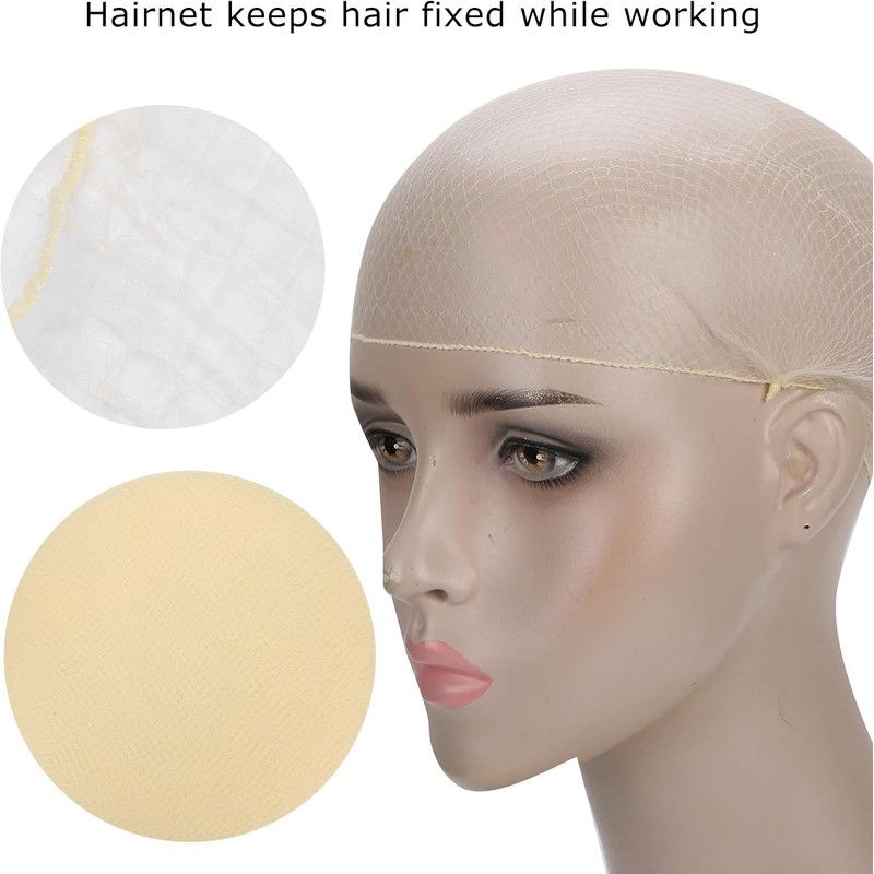 144 Piezas de Redes para el Cabello de Nailon, Gorro
