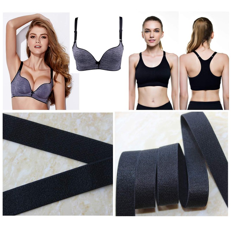 5Afashion Bras - Cinta elástica para ropa interior (nailon, 10