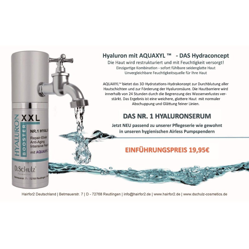 Hyaluronic with Aquaxyl™ - The Hydraconcept - No. 1 Hyaluronic