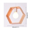 Chrasy Wooden Pendant Lamp Modern Ceiling Light Wood Lampshade Classical