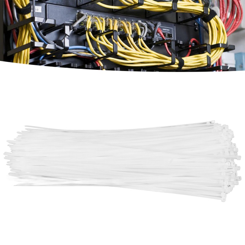 250Pcs Cable Tie Nylon Weather Resistant Self Locking Wire Ties