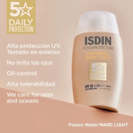 Isdin Fotoprotector Fusion Water Color Light Spf50+ 50ml