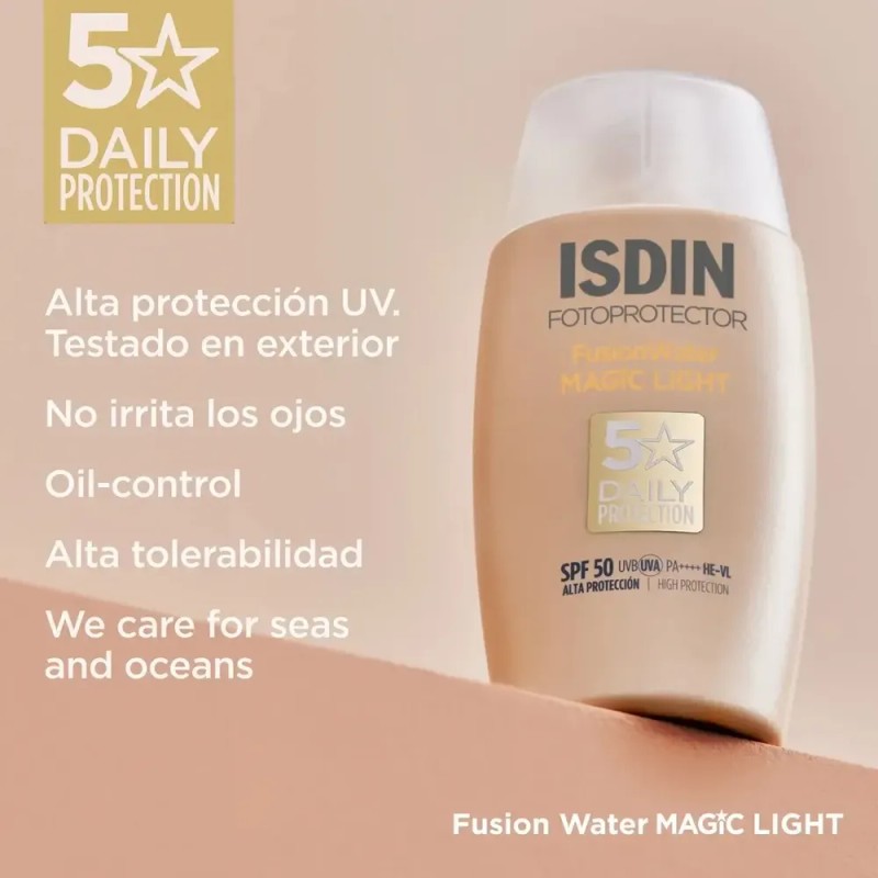 Isdin Fotoprotector Fusion Water Color Light Spf50+ 50ml