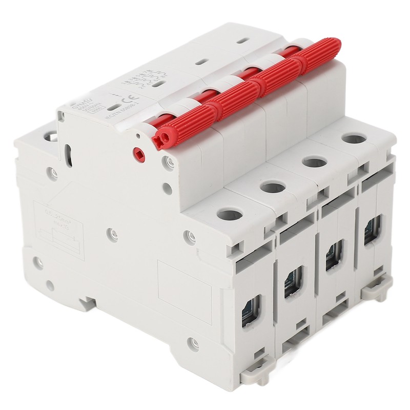 6KA 4P Miniature Circuit Breaker PP Flame Retardant Circuit Breaker