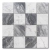 Stone Center Online C277XH Carrara White Bardiglio Gray Marble 3x3