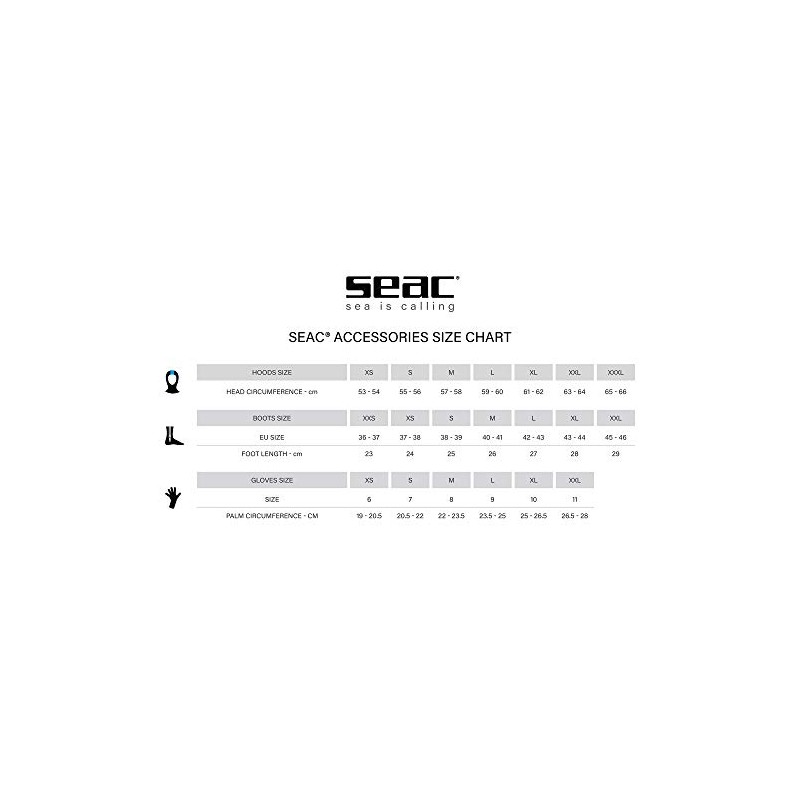 Seac Seal Skin Camouflage 3mm Neoprene Warming Socks for Freediving