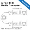 a Pair of Fast Ethernet Media Converters, 10/100Mbps Bi-Directional Single-Mode
