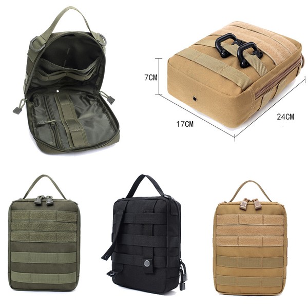 Unbranded Tactical MOLLE Rip Away EMT First Emergency Aid Kit