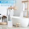 steo spce Bathroom Small Trash Can with Automatic Touchless Lid,