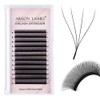 W Eyelash Extensions 4D Volume C Curl 0.07mm 10mm Black