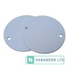 White PVC Round Circular Box Lids - 65mm Dia -