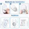 Görvitor Wireless Doorbell, 300 m Range, Wireless Bell, Outdoor Waterproof