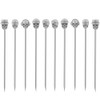 YES Time Skull Cocktail Picks Martini Picks Reusable Olive Picks