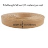 ebpsneer Cherry Wood Veneer Edge Banding Strip 3/4 Inch,Preglued Iron-On
