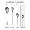 Robert Welch RW2 Satin Cutlery Coffee/Espresso Spoon, Set of 8.