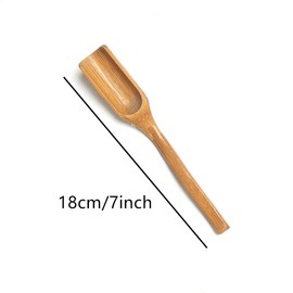 Wooden Loose Tea Scoops, 3PCS Natural Bamboo Wood Spoons, Loose Tea Measure Spoon Bamboo, Bamboo Tea Spoon for Scooping Coffee Powder, Spices and Condiments