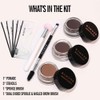 KIMUSE Eyebrow Stamp Stencil Kit, Eye Brow Stamping Kit for