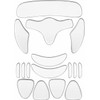 16 PIEZAS Parches de silicona reutilizables para arrugas faciales para
