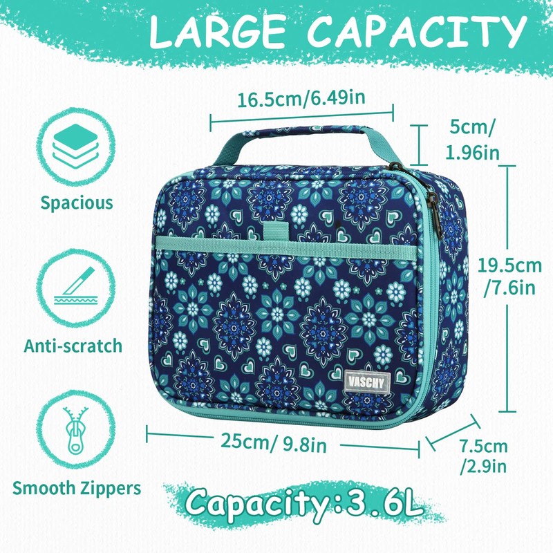 VASCHY Large Pencil Case Bag, Art Supply Marker Organizer Big