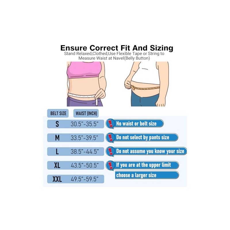 Back Brace for Lower Back Pain, 2 Reusable Ice Packs