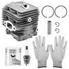 Quctaki Cylinder Piston Kit with Gaskets Spark Plug and Gloves