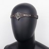 L'VOW Viking Leather Headpiece Medieval Adjustable LARP Headband Pirate Cosplay