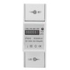 Digital 1 phase 2 Wire 2P Din Rail Electric Meter