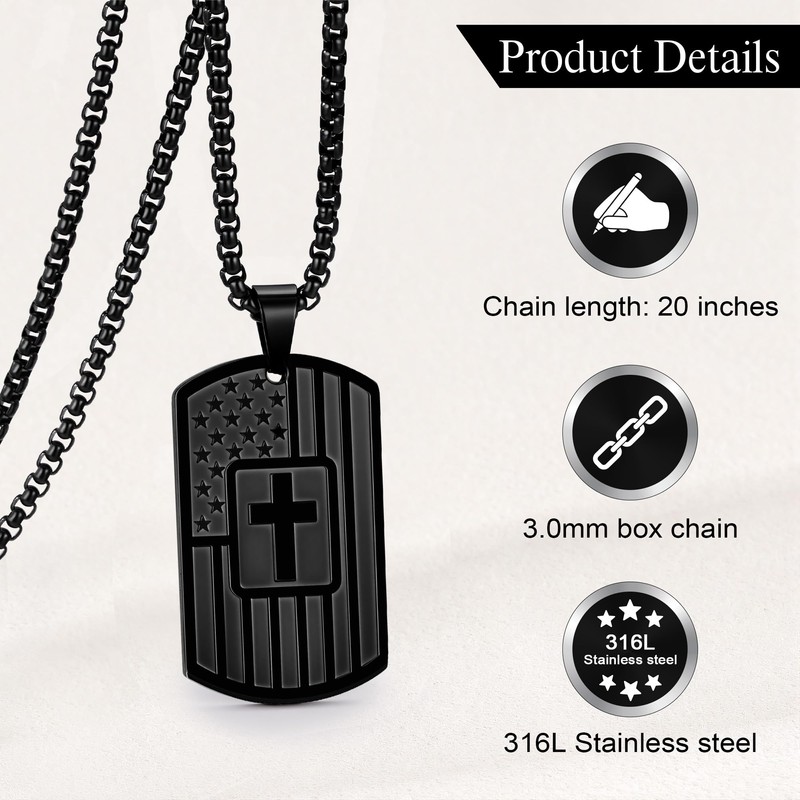 IEFLIFE Gifts for Son - Gifts for Son Dog Tag