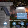 GUYULUX Solar Pendant Lights Outdoor, Solar Shed Light with 360°