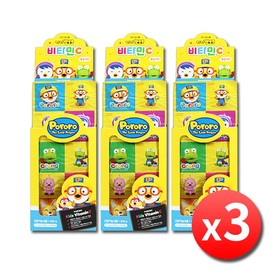 Pororo the Little Penguin Vitamin C 250 Tablets x 3 Boxes Children Toddler Baby Kids One-year-old Vitamin C Candy Character Candy / 뽀롱뽀롱 뽀로로 비타민C 250정 x 3박스 어린이 유아 아기 아이 키즈 돌아기 비타민씨 캔디 캐릭터 사탕