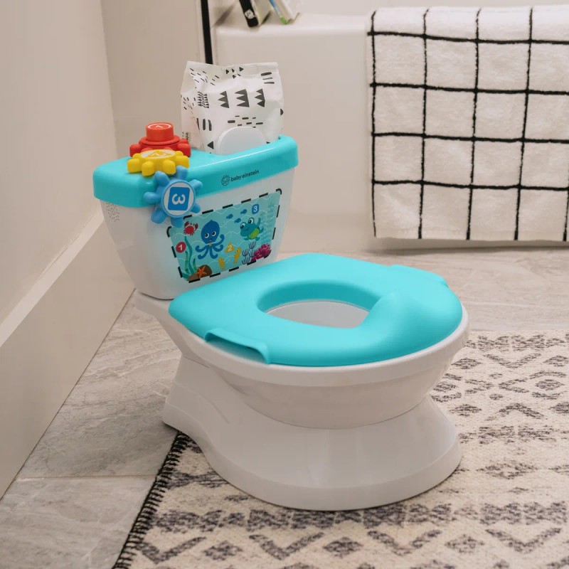 Baño Entrenador Baby Einstein 2 En 1 Adaptador Desmontable