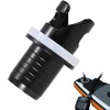 1 x Inflatable Boat Valves Hose Adapter Plug, Black Adapter