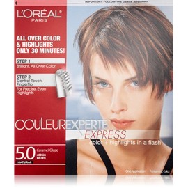 L'Oreal Paris Couleur Experte All Over Color and Highlights, 5.0 Caramel Glaze