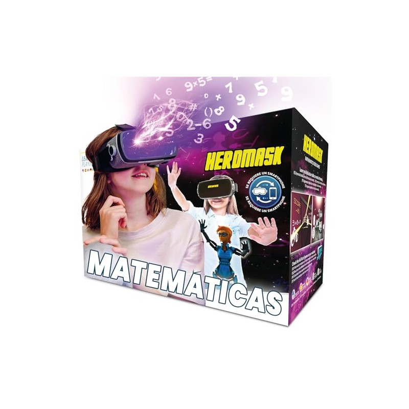 Heromask Gafas VR Niños 5-12 Años · Juego Matemáticas en
