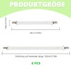 AUXHCYL 8 Stück Bettlakenspanner Verstellbar, 30-130cm Bettlaken Spanner, Spanngurte für
