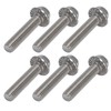 20Pcs M10x1.5 Screw Bolts A2‑70 Stainless Steel Flanged Hex Head