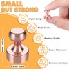 WUDIME 20Pcs Rose Gold Refrigerator Magnets, Strong Magnets for Whiteboard,