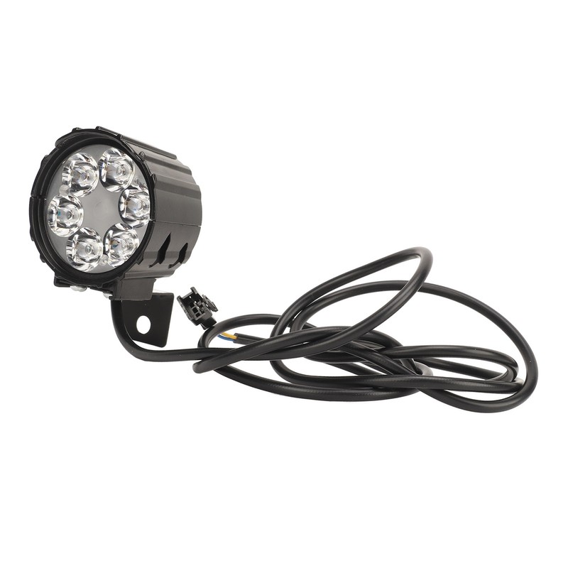 Cycling Horn Headlamp Waterproof 12‑72V Aluminum Electric Bike Front Light