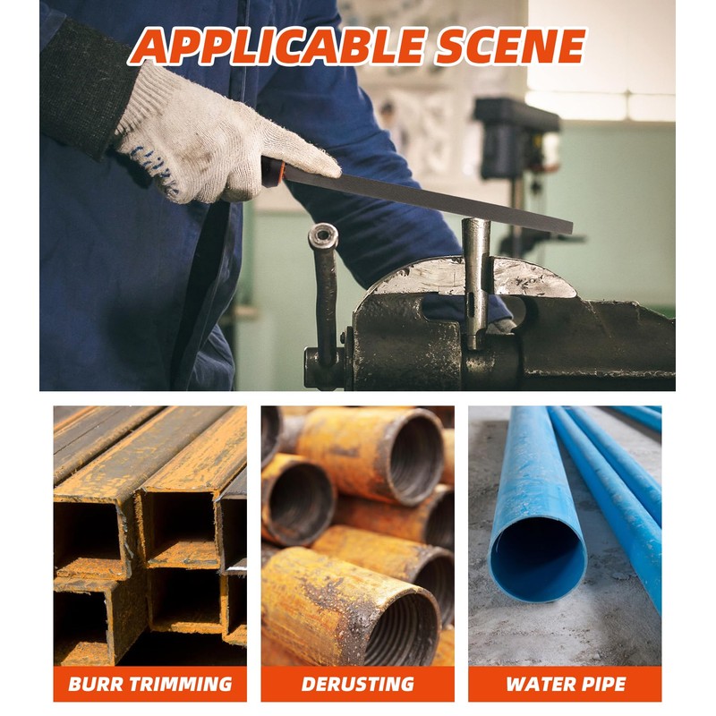 DIFFLIFE Needle File (8'' Triangular File)