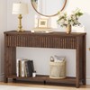 BON AUGURE Console Table with 2 Drawers, 47In Entryway Table