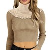 0XBIT Turtleneck Women's Scarf, Pack of 4 Collar Insert, Turtleneck
