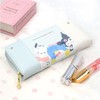 BACKYARD FAMILY Character Long Wallet Tom and Jerry Ashiya Blue