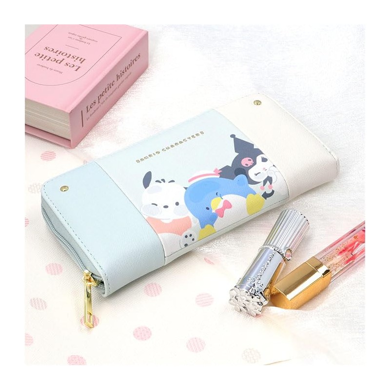BACKYARD FAMILY Character Long Wallet Tom and Jerry Ashiya Blue